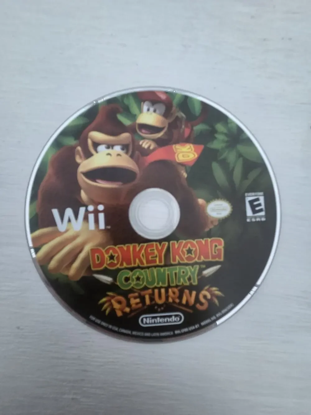 Nintendo Donkey Kong Country Returns (Nintendo Wii) Disc Only
